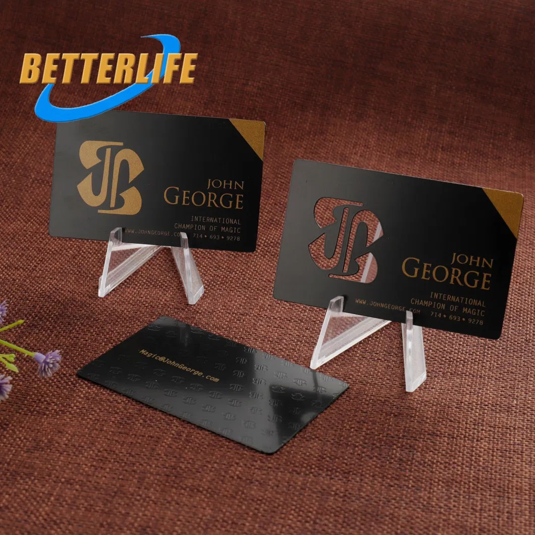 Wholesale Custom Logo Blank ID Hotel Prepaid Key Plastic PVC Transparent Visiting Paper Gold Foil VIP Loyalty Membership Discount Gift Name Metal Business Card